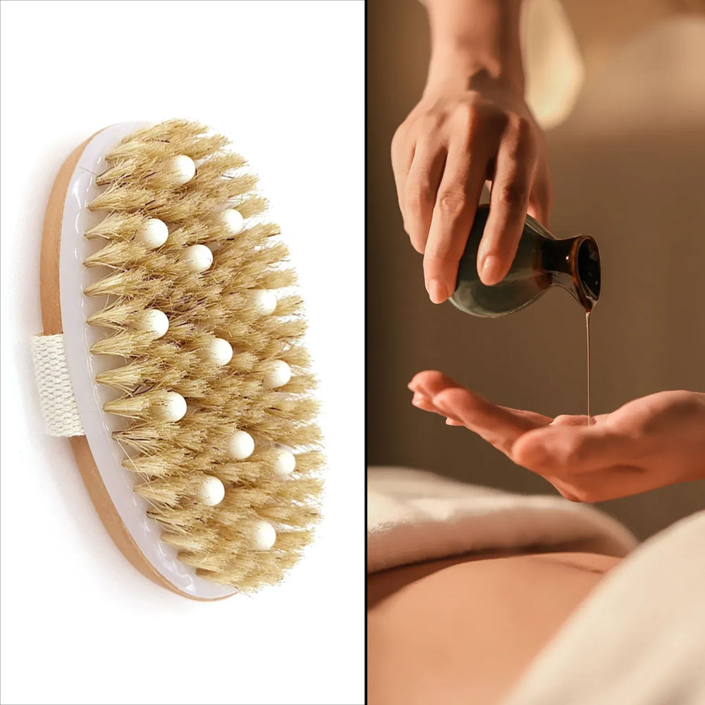 Szczotka do ciała 2 w 1 do suc – Dry Brush Body recenzja i cena