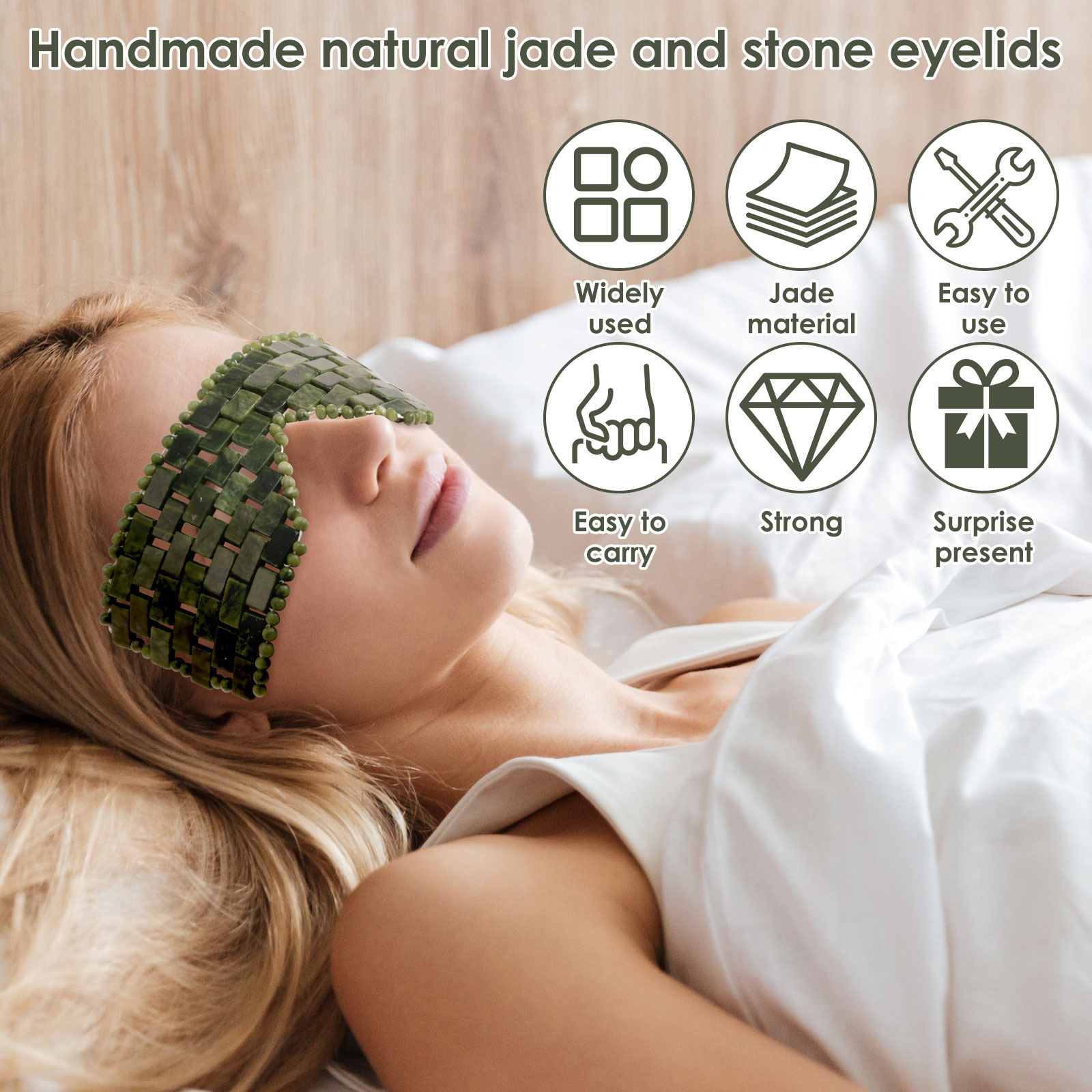 Naturalna Jadeitowa Maska na T – Eye Mask Heated recenzja i cena