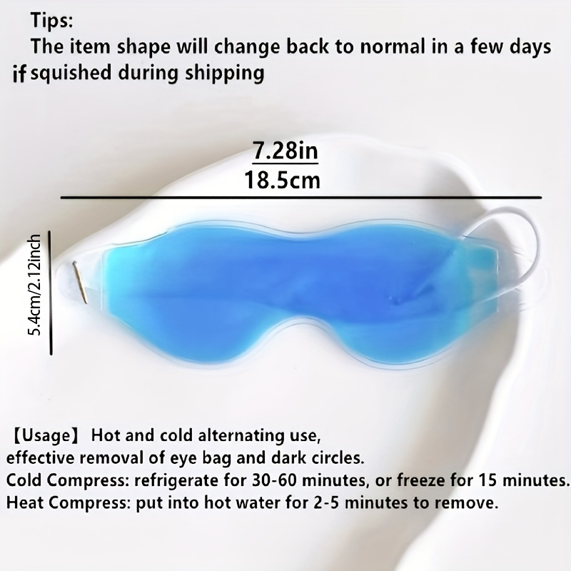 2 szt. żelowych maseczek pod o – Eye Mask Heated recenzja i cena